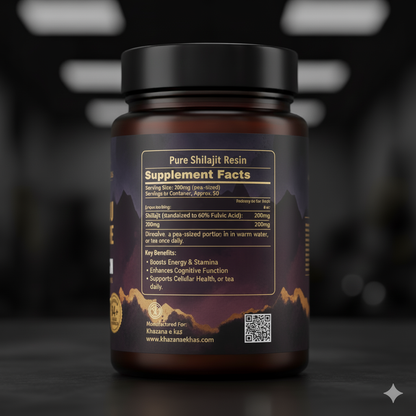 Shilajit Duo - Liquid + Resin by Khazana-e-khass